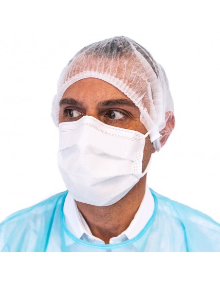 Masque chirurgical blanc 100 % français PRISM