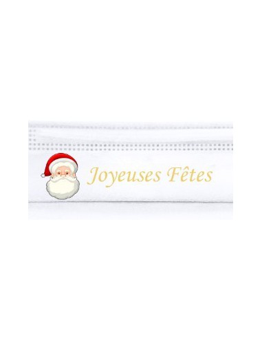 Masque chirurgical Père Noël 100 % français
