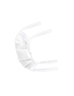 Masque chirurgical blanc à lanière 100 % français PRISM pour bloc opératoire