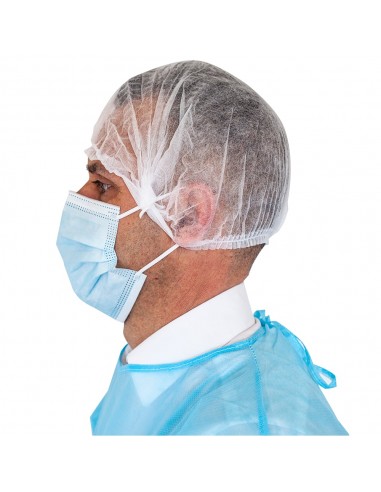 Surgical mask left profile